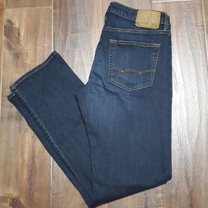 Mens AE flex original straight jeans, 32x34